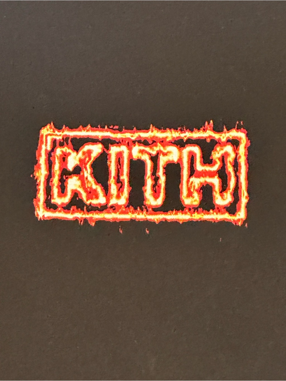Kith Flame Box Logo Tee